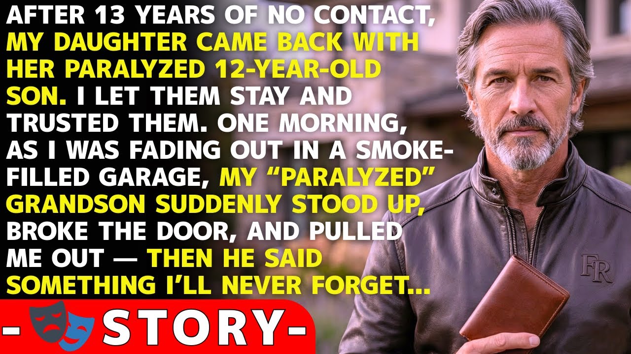I Passed Out In The Garage After My Daughter Left—And Her “Paralyzed” Son Stood Up And Pulled Me Out