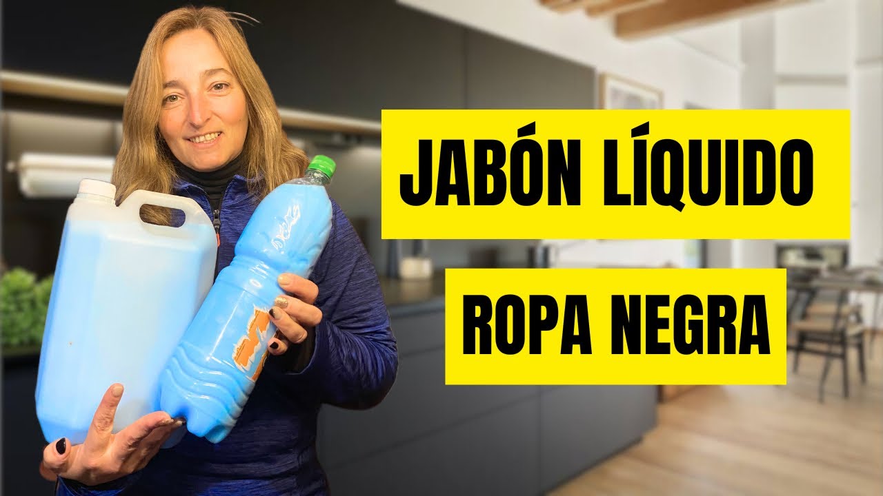 🧼 JABON LIQUIDO PARA ROPA NEGRA *SUPER ECONOMICO*