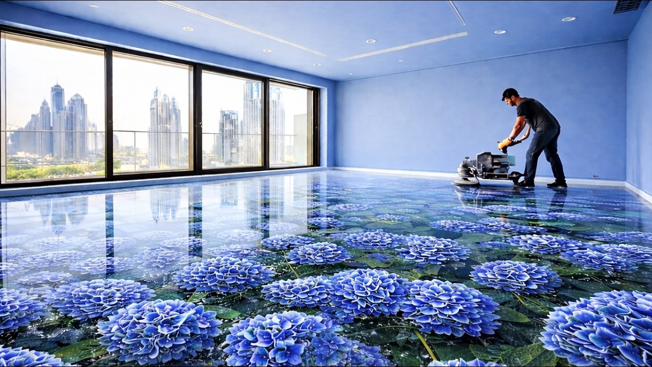 Top 7 Beautiful Epoxy Floors with Refined Resin Pours for Luxury Villas