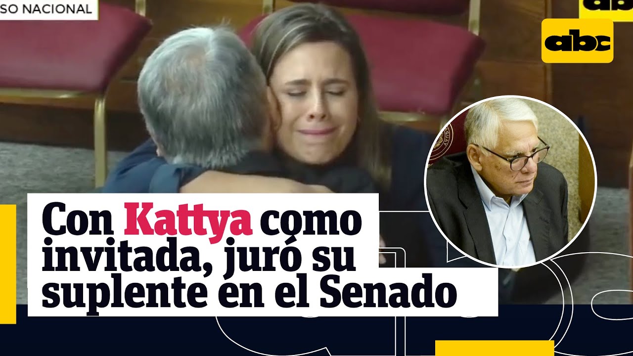 Con Kattya como invitada, juró su suplente en el Senado