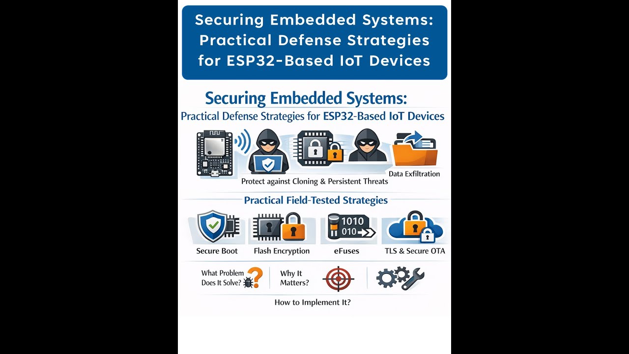 Securing Embedded Systems Practical Defense Strategies for ESP32 Based IoT Devices