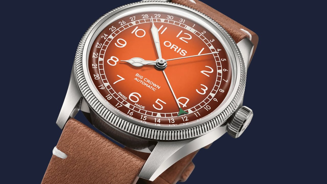 Oris Big Crown Pointer Date «Burnt Sunset Orange» | Самые стильные часы с оранжевым циферблатом!