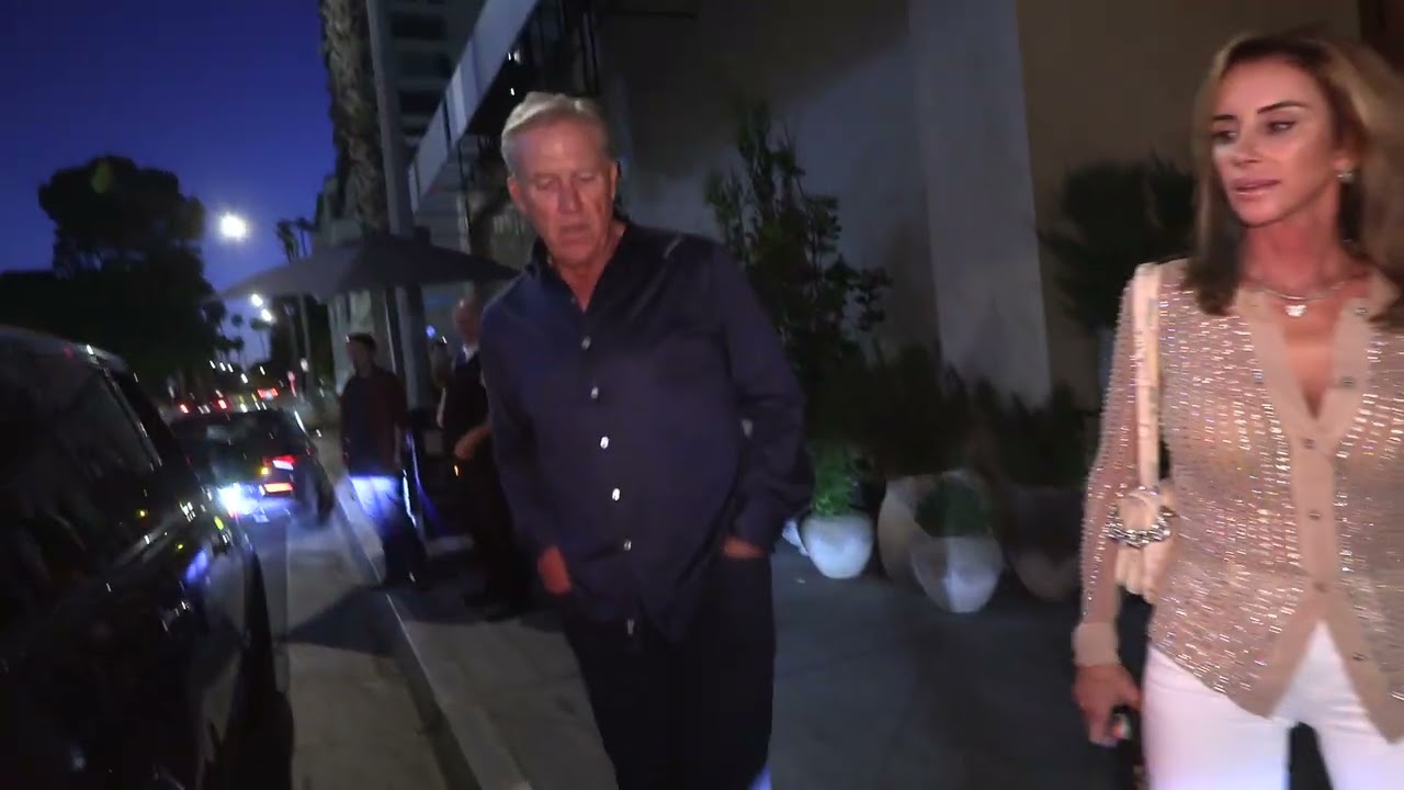 NFL Icon John Elway and wife Paige Green enjoy date night at Lavo Ristorante