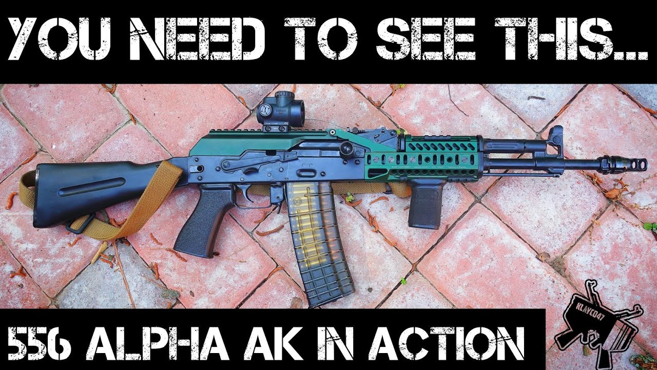 Мой АК Alpha 556 &mdash; не отстой! Давайте стрелять! (модернизированный АК)
