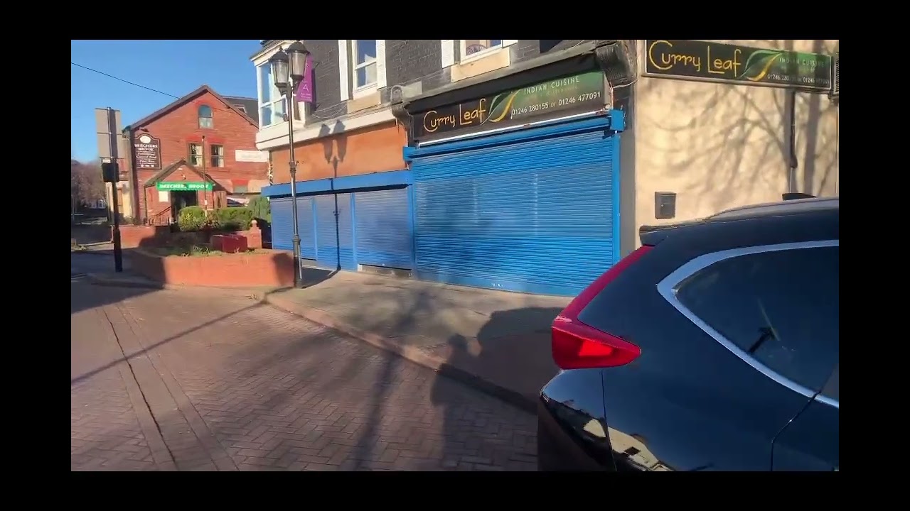 Staveley town centre near chesterfield