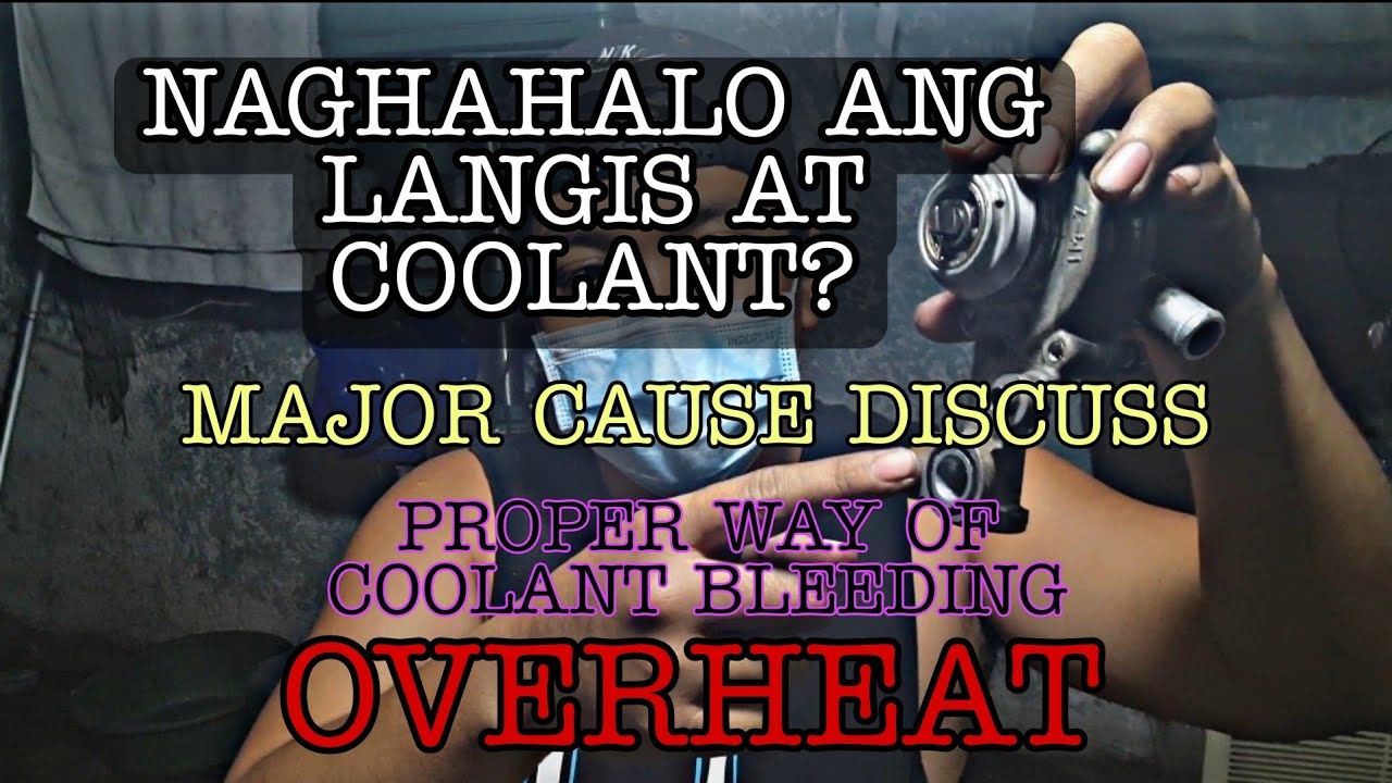 NAGHAHALO ANG COOLANT AT LANGIS | PROPER WAY OF COOLANT BLEEDING | AEROX V1 | WATERPUMP PROBLEM