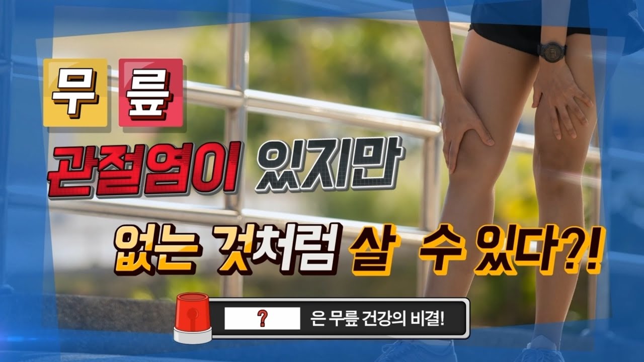 무릎 관절염 진단이 전부가 아니다 ✔ 퇴행성관절염 극복 방법