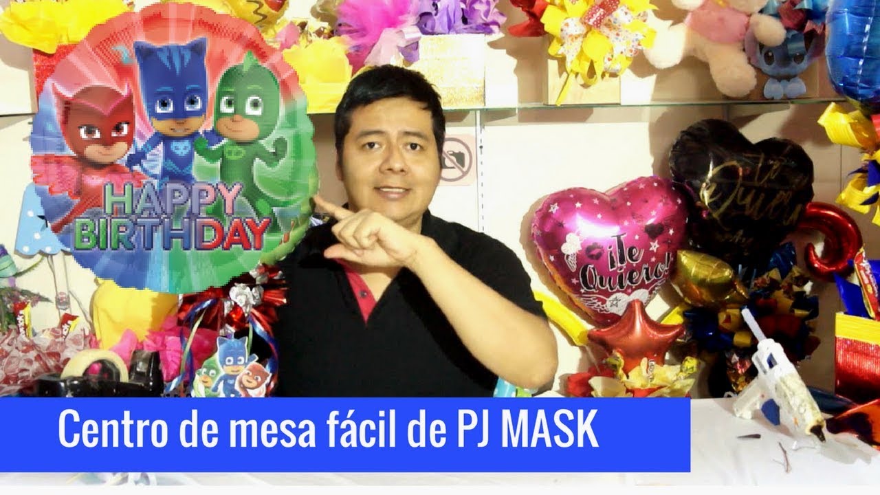 Centro de mesa fácil de PJ MASK /Héroes en pijama / Centerpiece