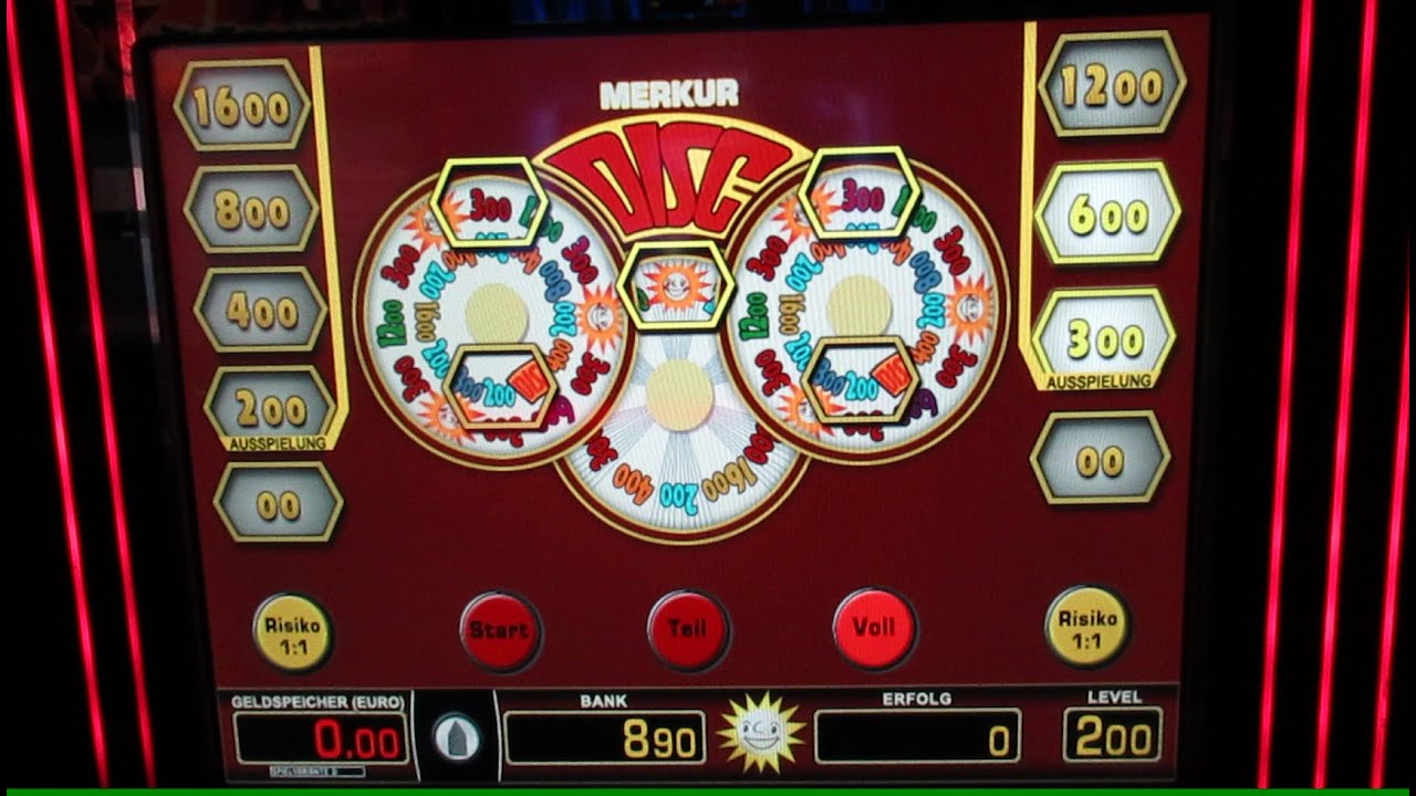 Merkur Disc Risikospiel auf 1€ & 2€ Fach! Mal Sehen ob was geht! Tr5 Spielhalle