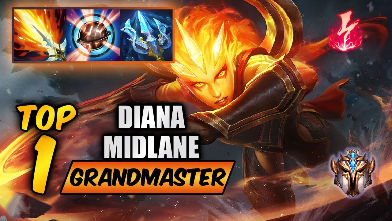Wild Rift Diana top 1 - S15 rank game + build
