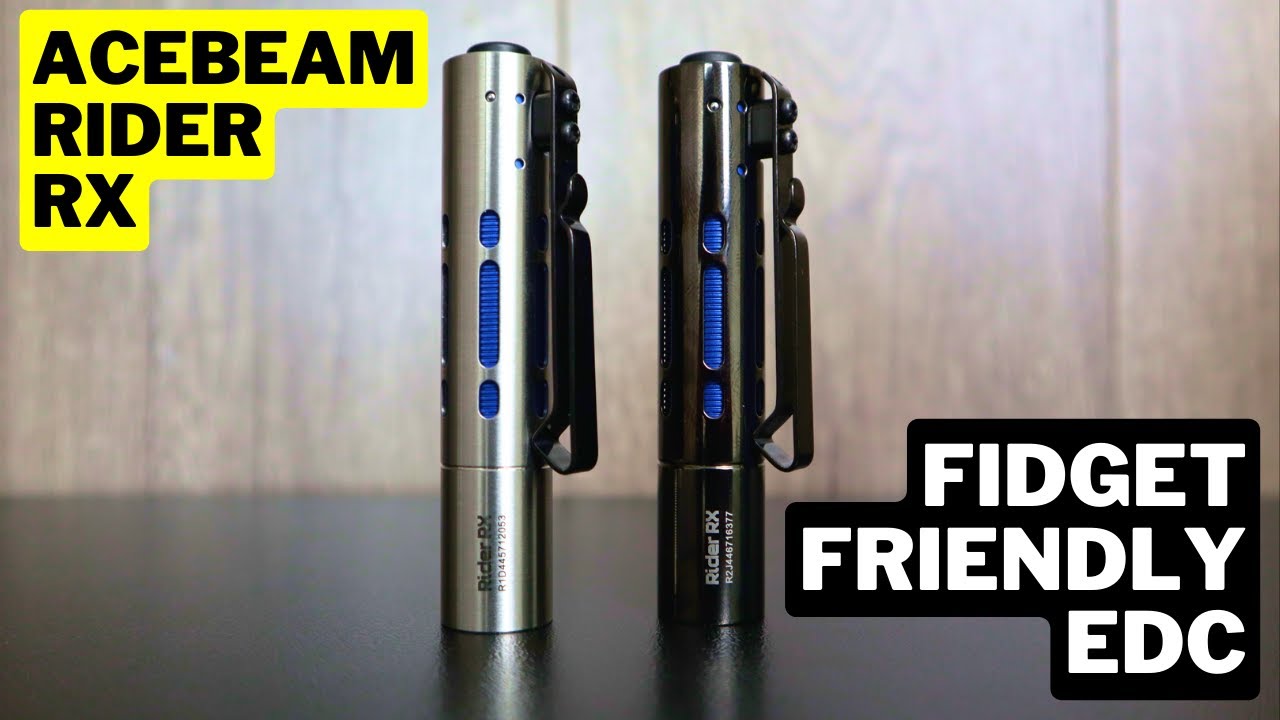 Карманный фонарь ULTIMATE Fidget EDC | AceBeam Rider RX
