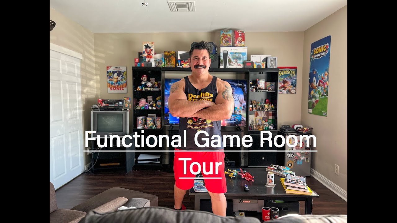 FUNCTIONAL GAME ROOM TOUR