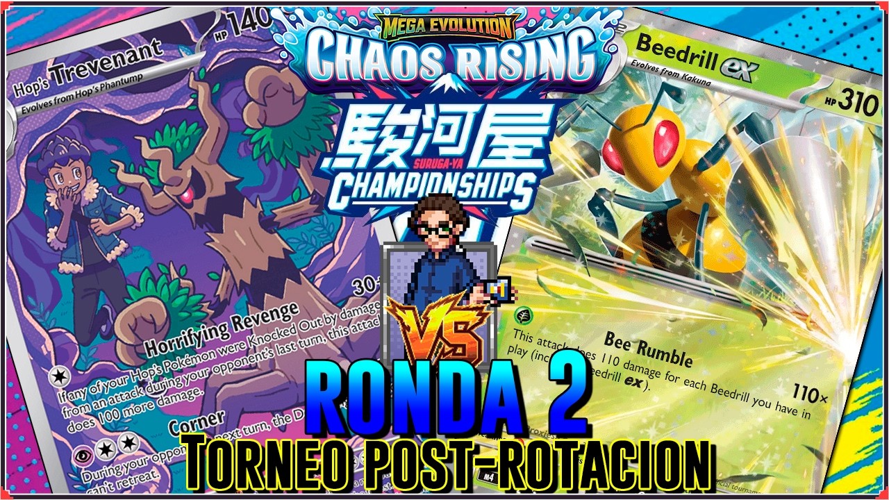 R2 TCG POKEMON Championships SURUGA-YA en ESPAÑOL | Trevenant Hop ex vs Beedrill ex