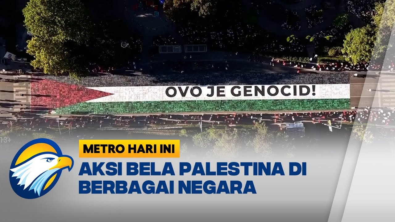 Aksi Solidaritas Palestina Meluas ke Berbagai Negara - [Metro Hari Ini]