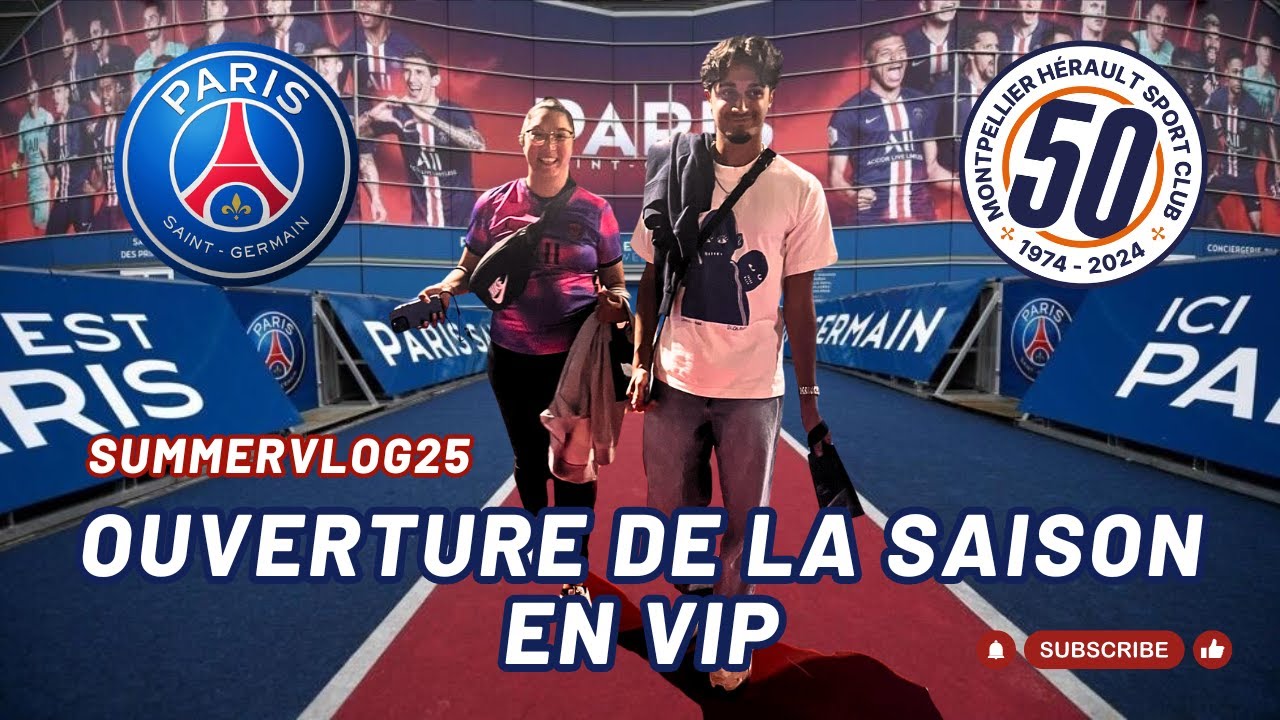 VIP AU PARC DES PRINCES : Morgane vit PSG vs Montpellier comme JAMAIS !