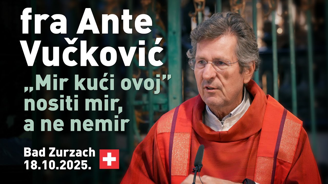 Prof. dr. fra Ante Vučković, propovijed na misi u crkvi sv. Verene, Bad Zurzach