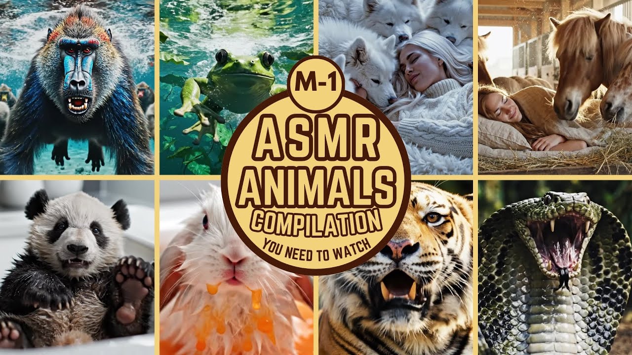 Relaxing Animal ASMR Mega Compilation #1 - Calming Nature & Wildlife Sounds | ASMR Animals