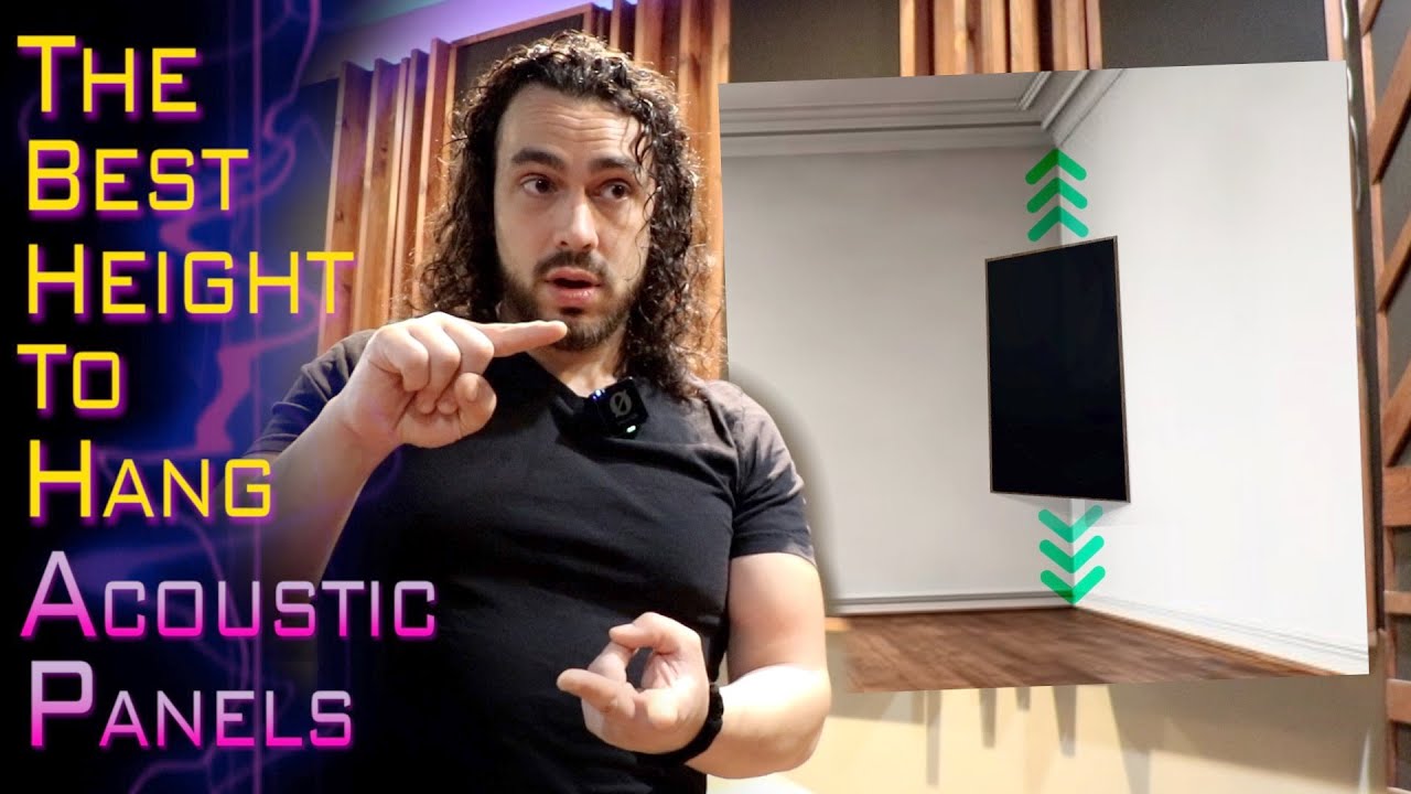 What is THE BEST height for Acoustic Panels or Bass Traps?