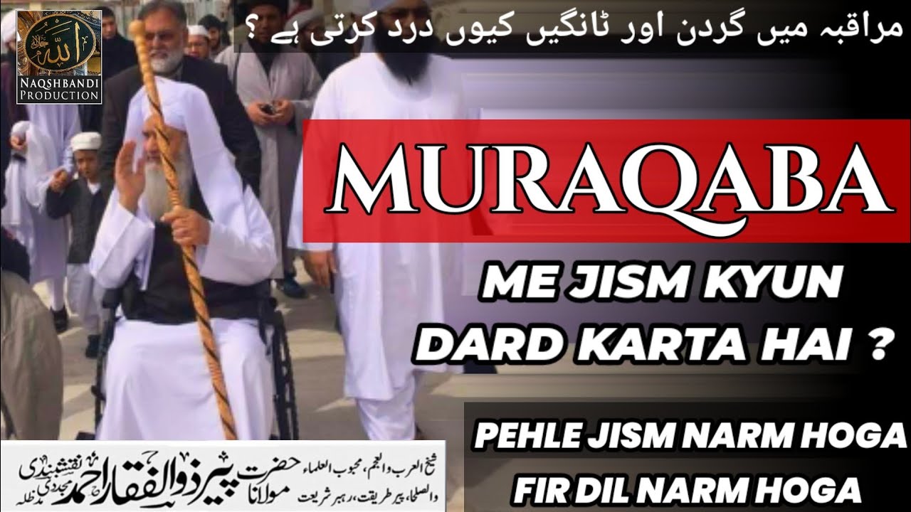 Muraqaba Me Jism Me Dard Kyun ? | مراقبہ میں درد کیوں ؟ | Hazrat Peer Zulfiqar Ahmed Naqshbandi DB