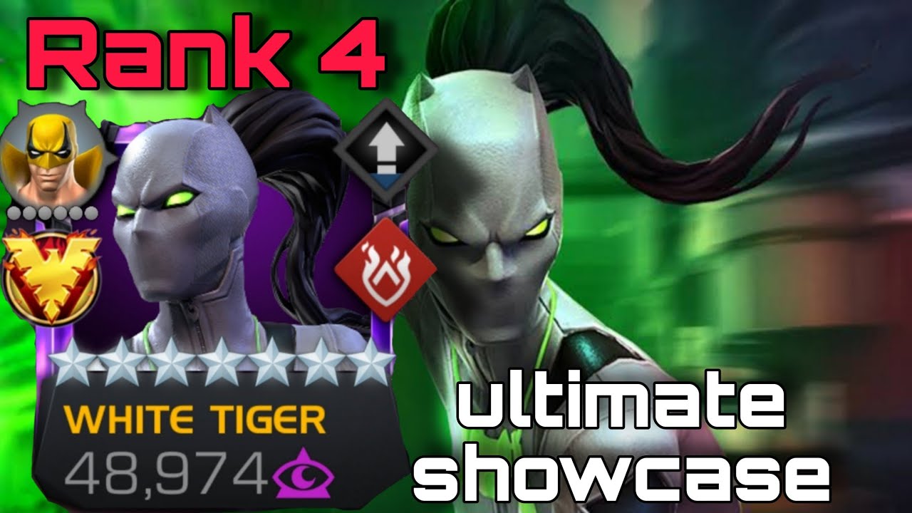 Rank 4 White Tiger Ultimate Showcase |An amazing champion| - Marvel Contest of Champions