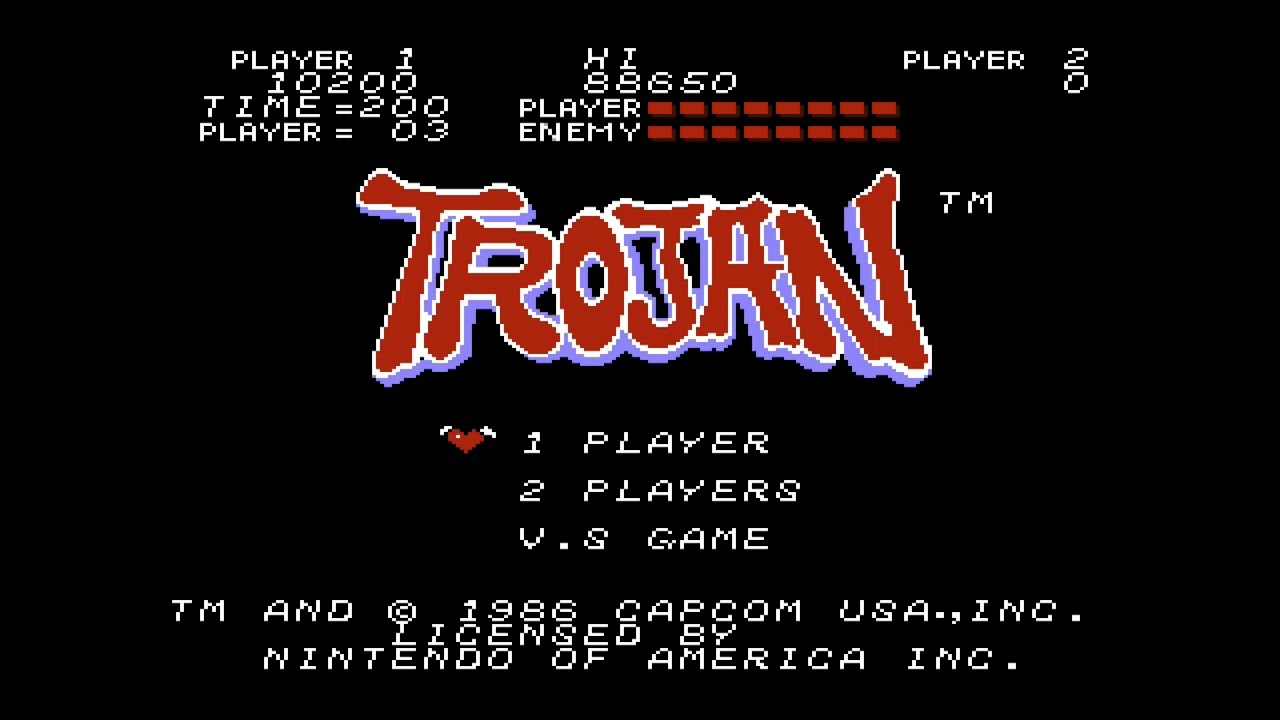 Trojan (NES) - 01 Full Playthrough