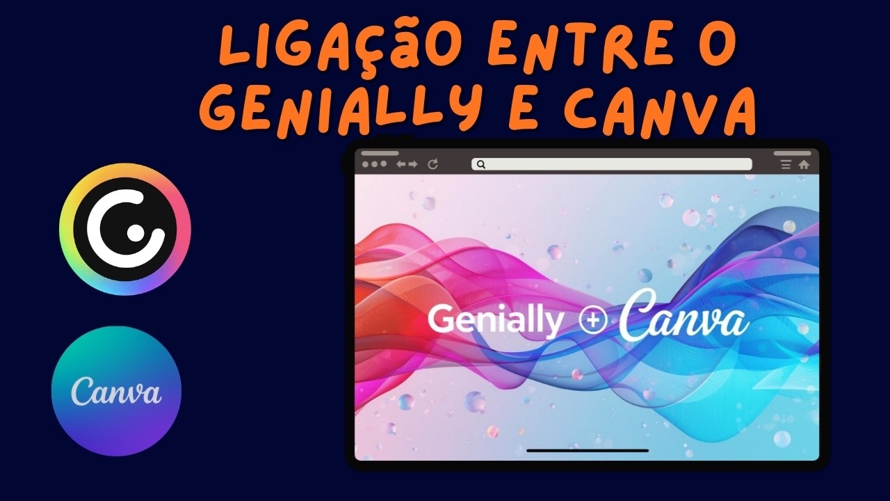 Genially - ligação entre o Genially e o Canva