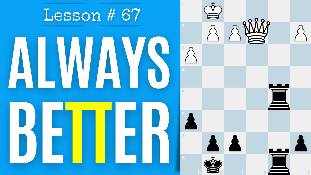 Chess Lesson # 67: Two Rooks vs Queen | How To Win When You Have The 2 Rooks vs 1 Queen