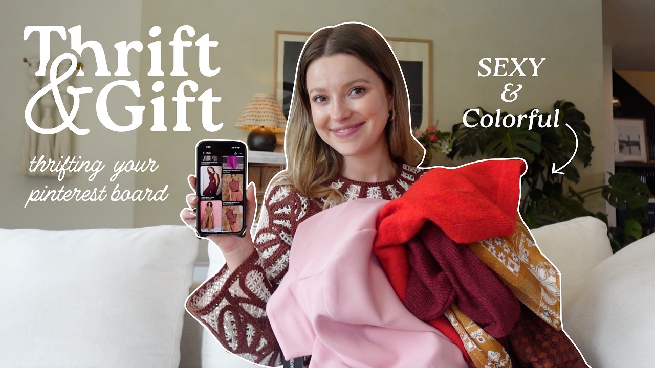 THRIFT + GIFT |  colorful, sexy, playful wardrobe pieces | thrifting your Pinterest board