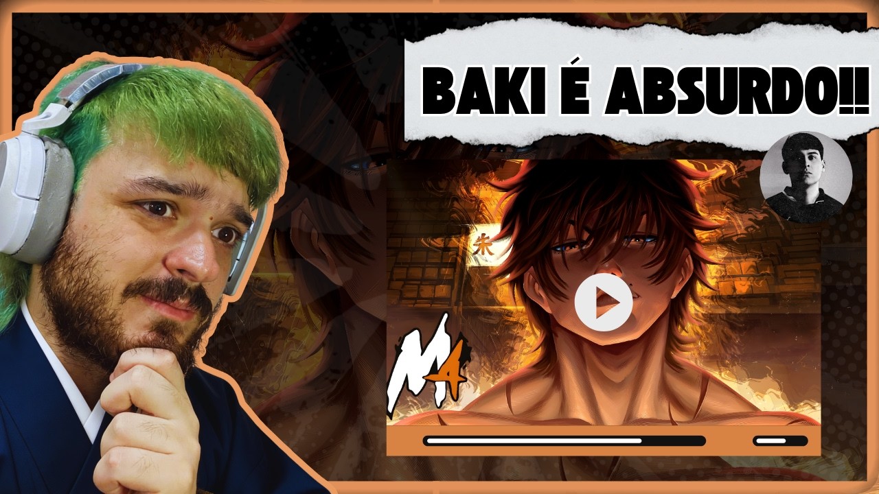 ESTÁ BOA OU É SÓ AURA A NOVA TEMPORADA?? M4rkim - Sangue Hanma (Baki) - MAXIMUS REACT!!