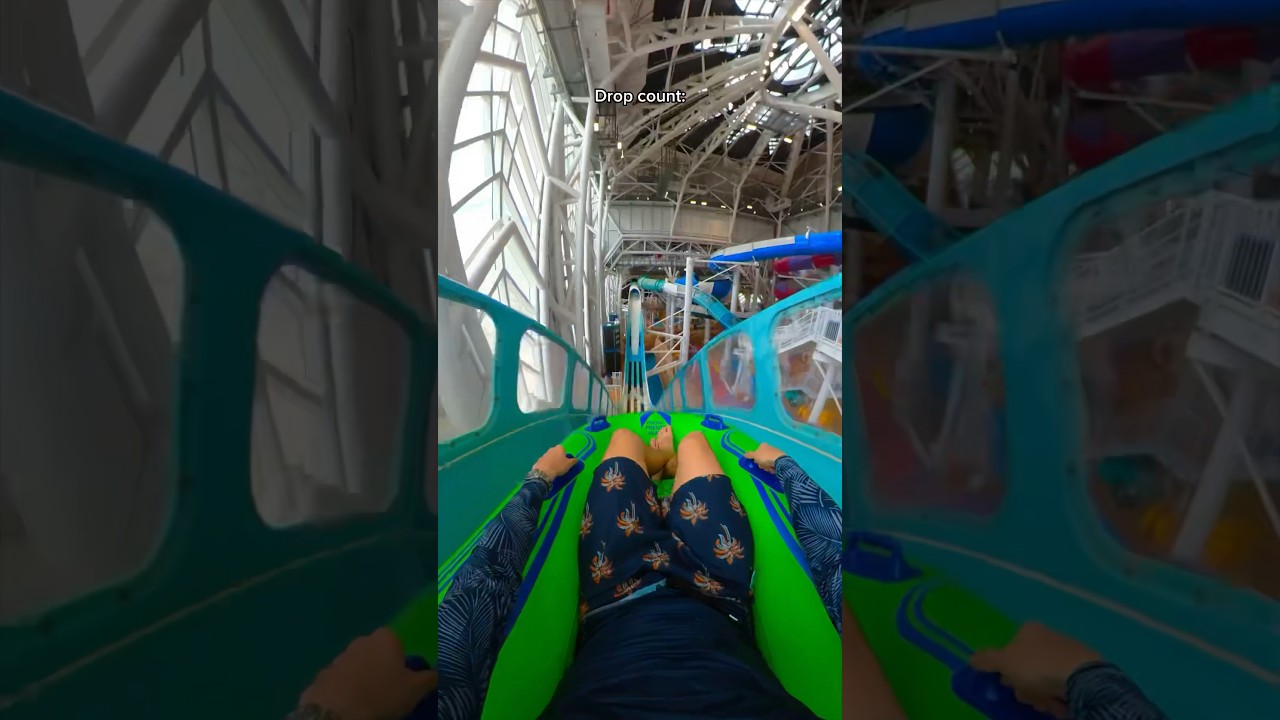 984-foot long water slide! #shorts