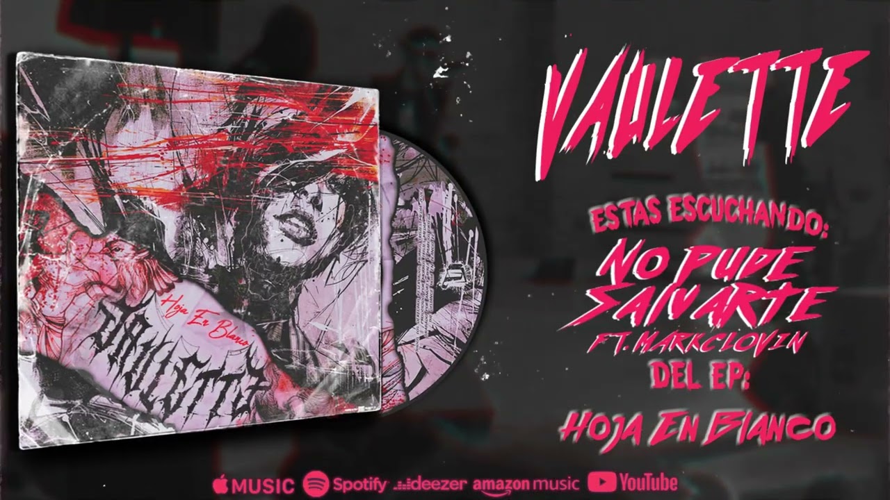 Vaulette - No Pude Salvarte Ft. Markclovin (Visualizer)