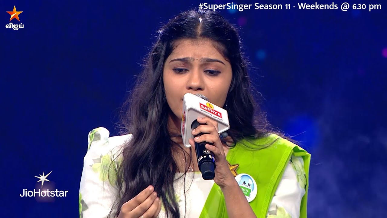 Glimpse of  Karpoora Bommai Ondru Song by #BalaPriya 😍❤️‍🔥 | Super Singer Season 11