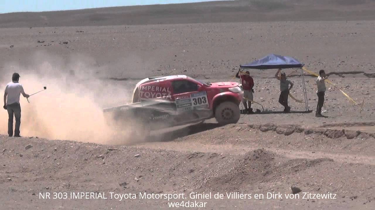 NR 303 DAKAR 2015 IMPERIAL Toyota Motorsport. Giniel de Villiers en Dirk von Zitzewitz