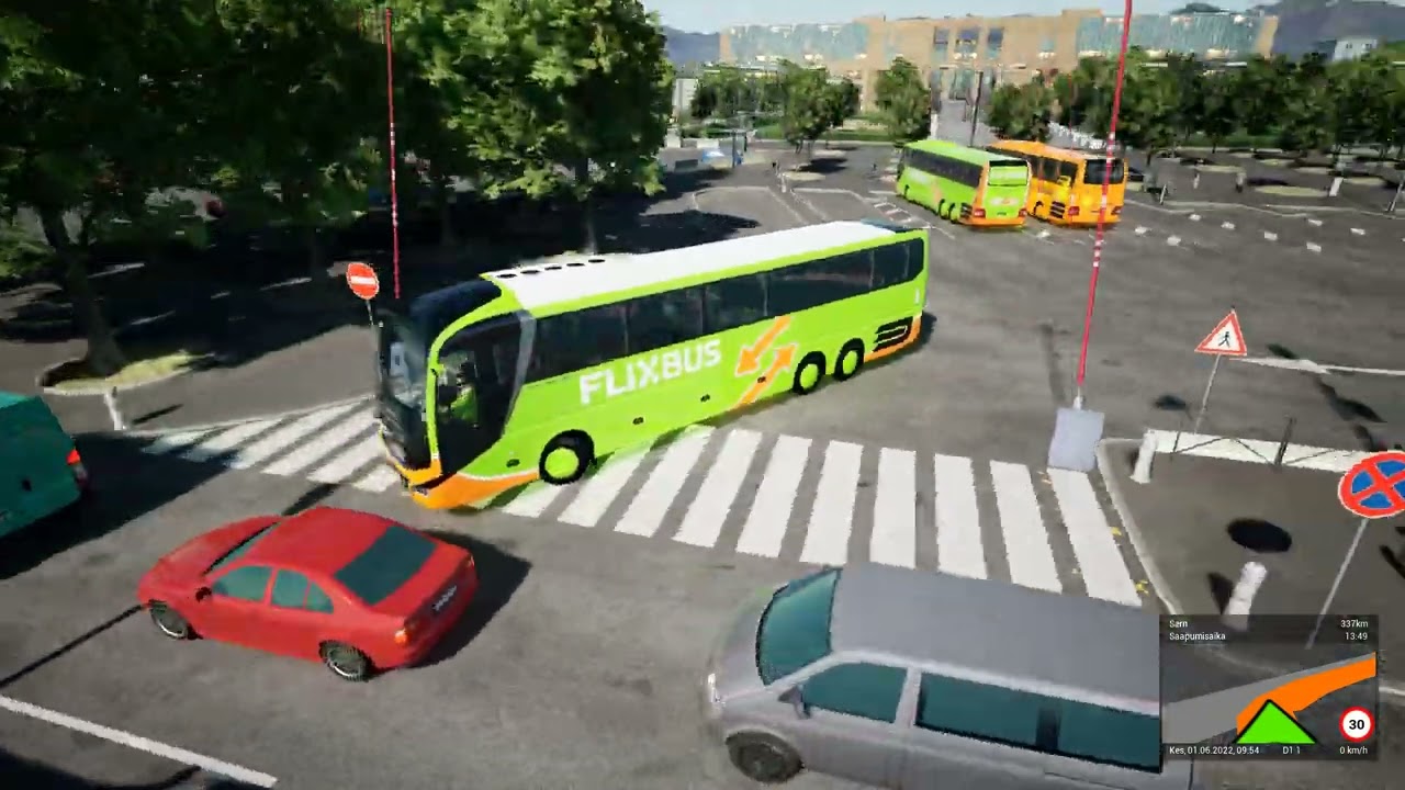 Fernbus uudella mannilla Lyon Bern