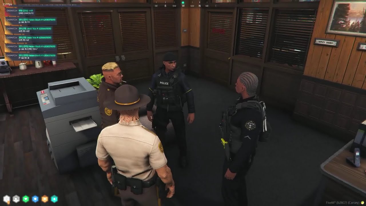 Besties PD Meetup at BCSO | NoPixel 4.0 | GTA