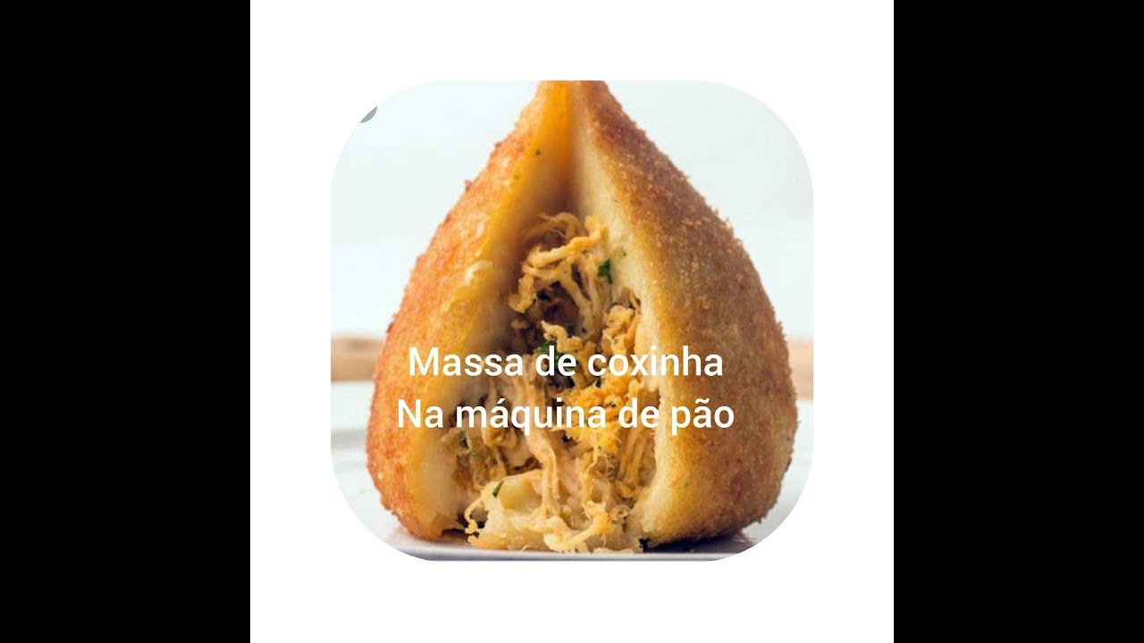 Massa de coxinha na maquina de fazer pão