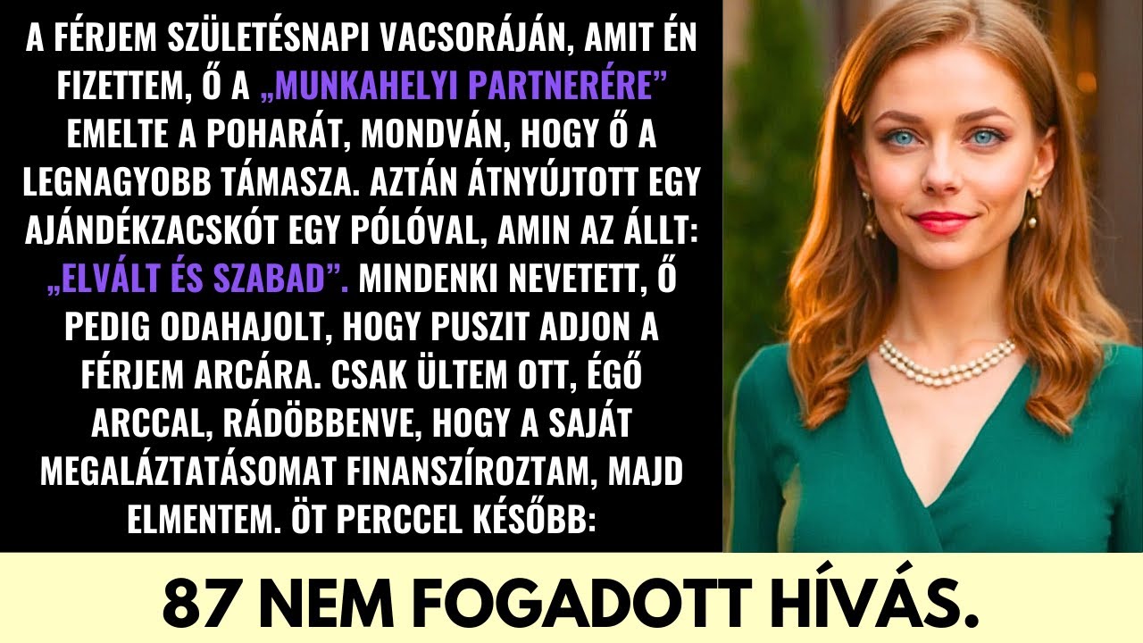 A Férjem 8.000$-os Luxus Születésnapi Vacsoráján, Amit Én Fizettem, Ő a Munkatársára Koccintott
