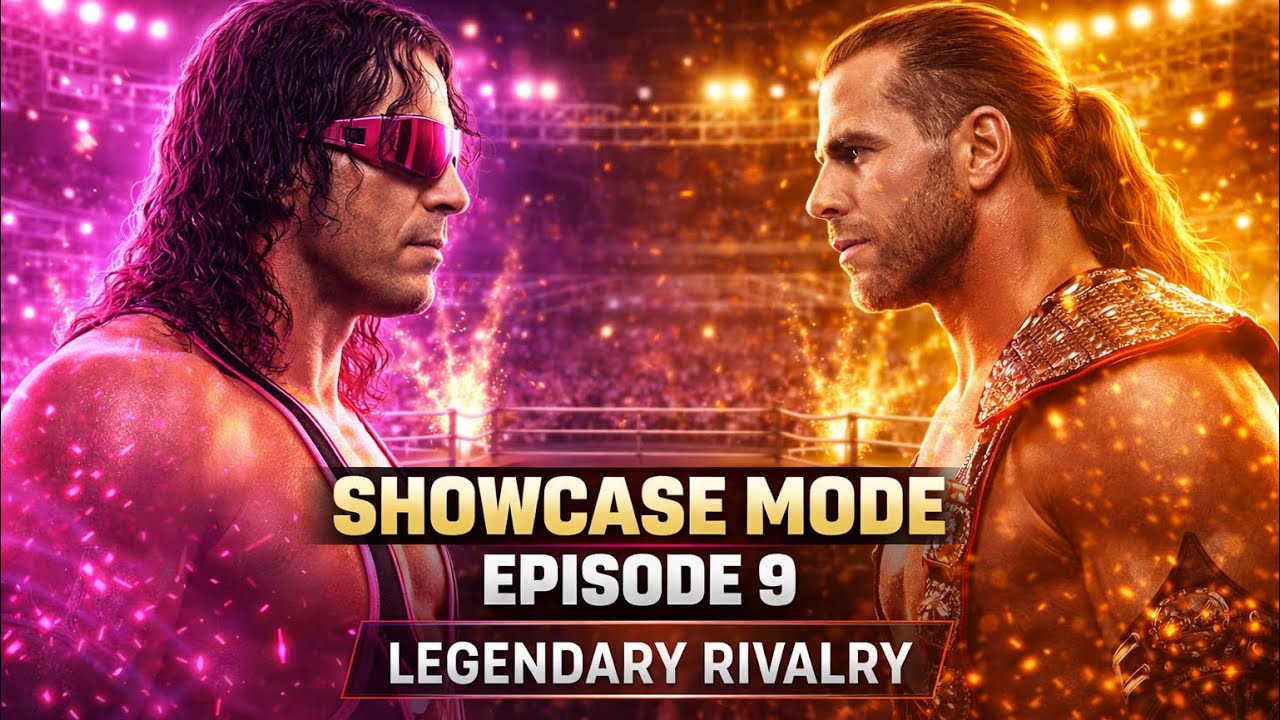 CM Punk Showcase Mode Part 9 | Bret Hart vs Shawn Michaels – WWE 2K26