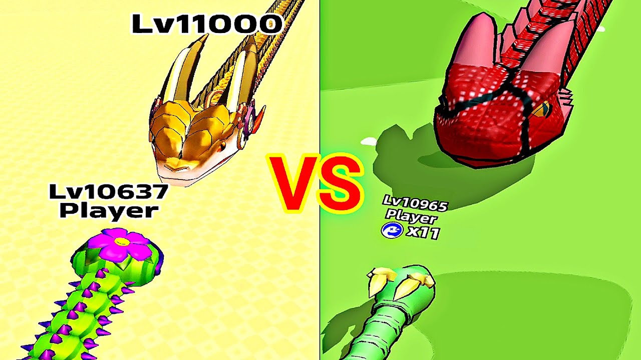 Snake Clash Vs Snake Hero - All Bosses Pro Fight Comparison Challenge ! Which Game is Favourite?🐍#22