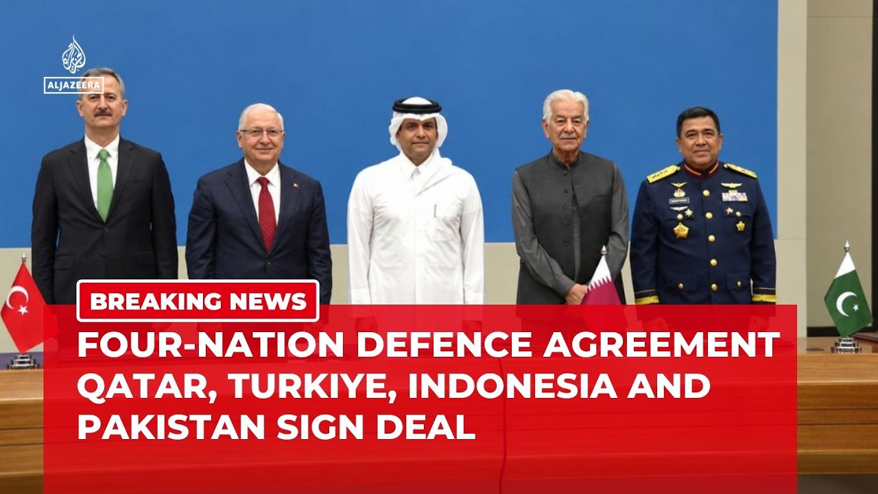Qatar, Turkiye, Pakistan and Indonesia sign defence production agreement