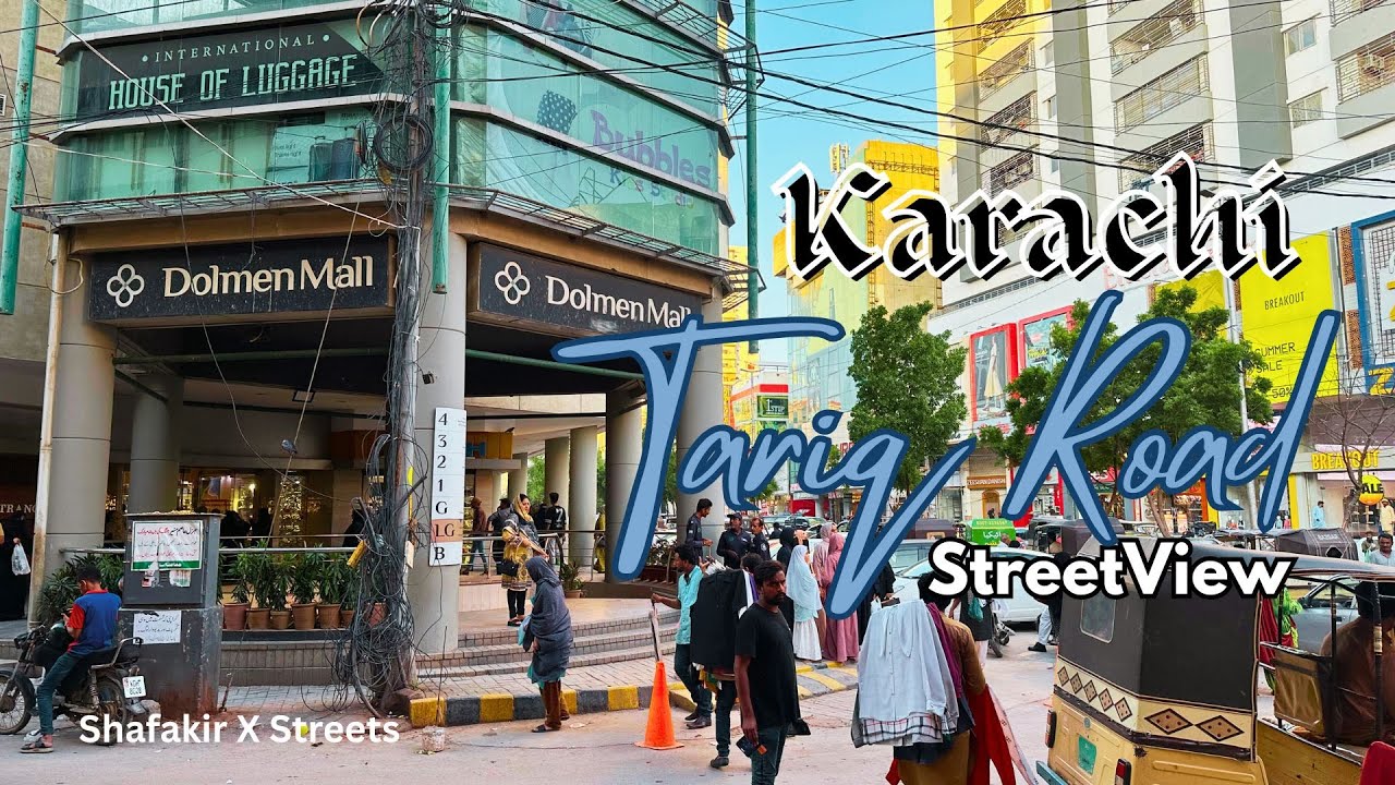 City Karachi | Tariq Road | StreetView 4k UHD | 2025 | Shafakir X Streets