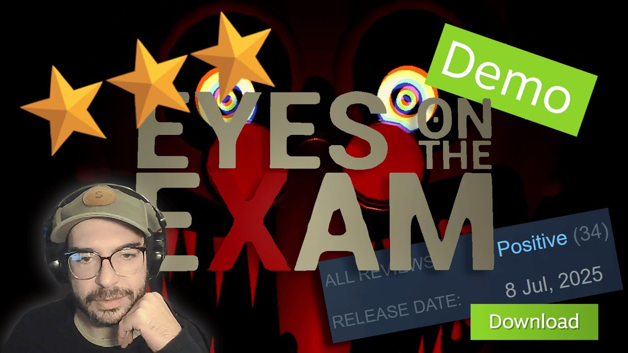 EYES ON THE EXAM - DEMO - Dark Horror Puzzle Game!