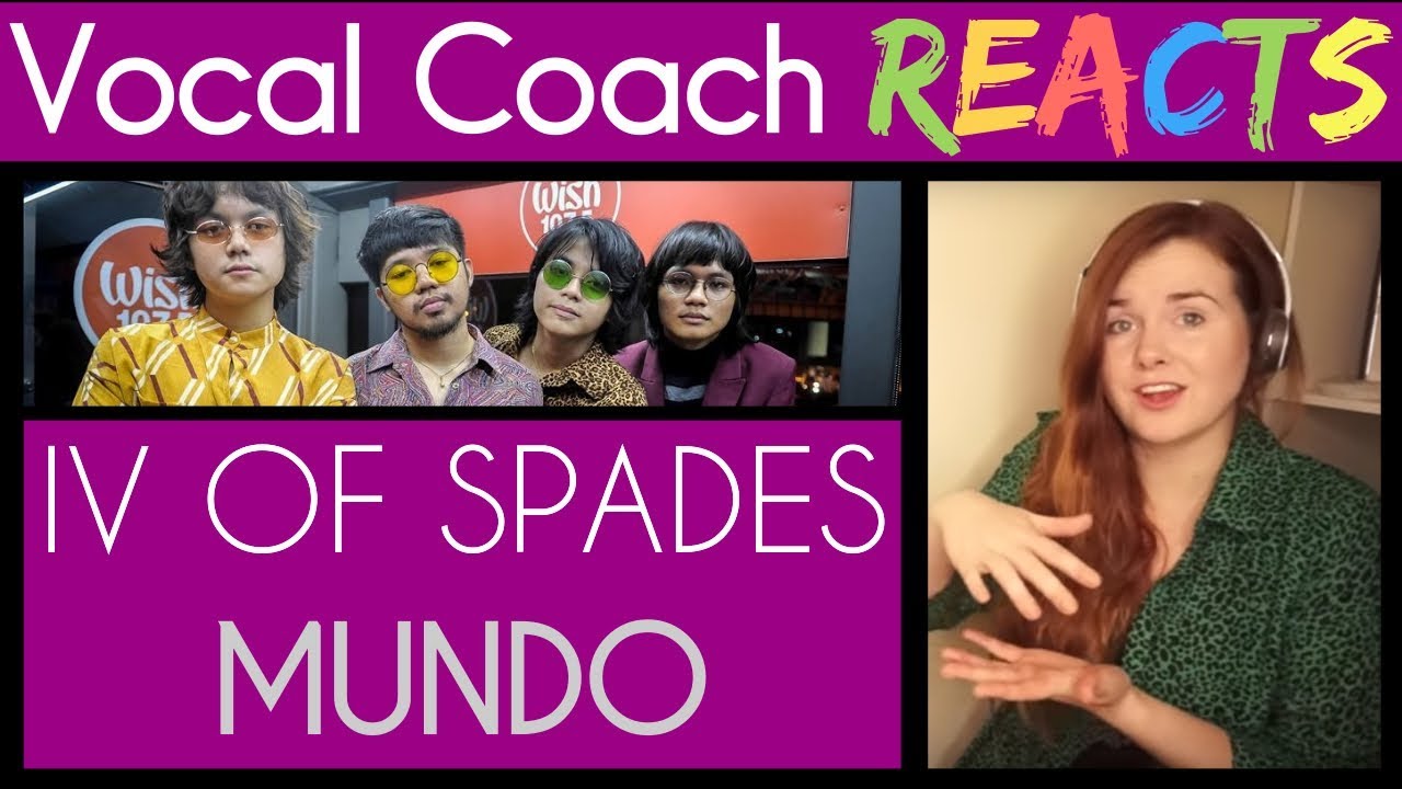 Vocal Coach Reacts to IV of Spades perform Mundo