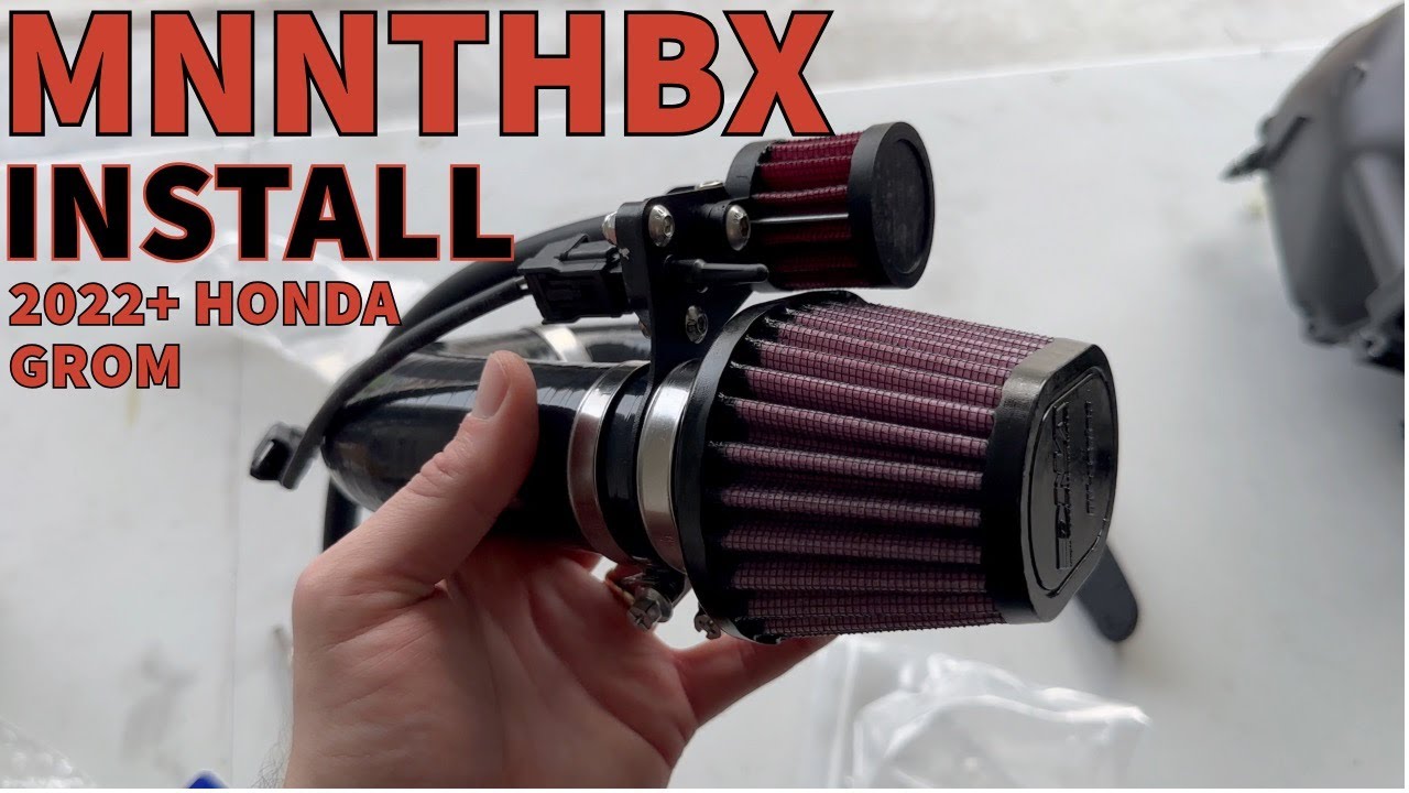 2022+ Honda Grom | MNNTHBX Intake Install #hondagrom #mnnthbx #dhmotoring
