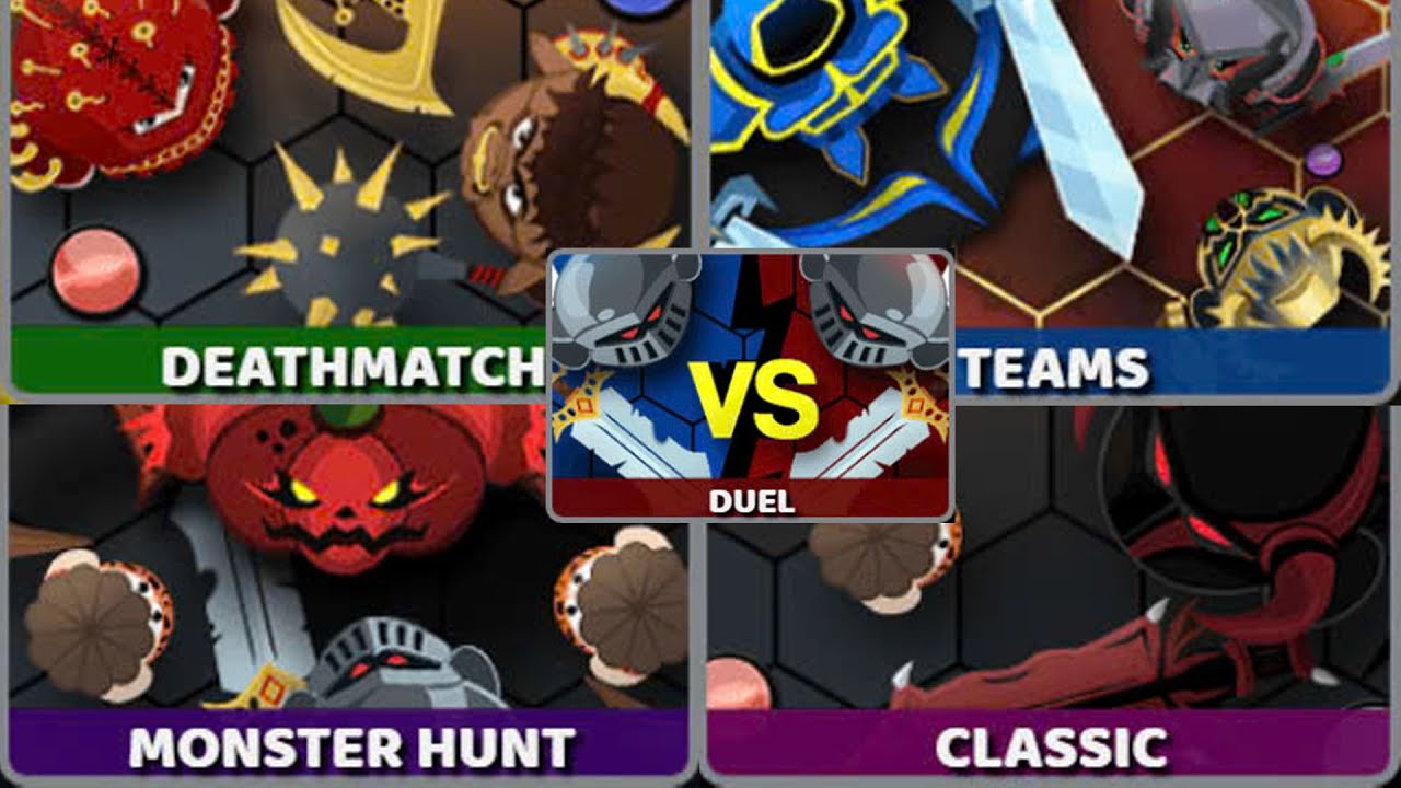 Evowars.io #641 : 5 Chế Độ trong 1 video | Deathmatch  - Teams - Duel - Monster Hunt - Classic