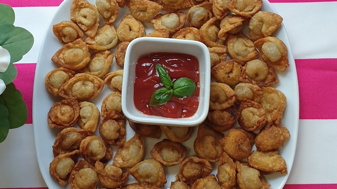 Özbek chuchvara börek yağda kavrulmuş yemek  muhteşem tadi var👌👍🥯💯