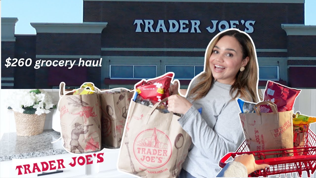 $260 TRADER JOE'S HAUL // New items, restocking staples + taste testing new snacks *went OVERBOARD*