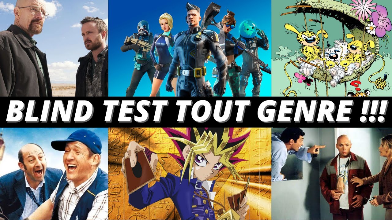 BLIND TEST TOUT GENRE (50 EXTRAITS) / FILMS / SÉRIES / DESSINS ANIMÉS / JEUX VIDÉOS / RÉPLIQUES / TV