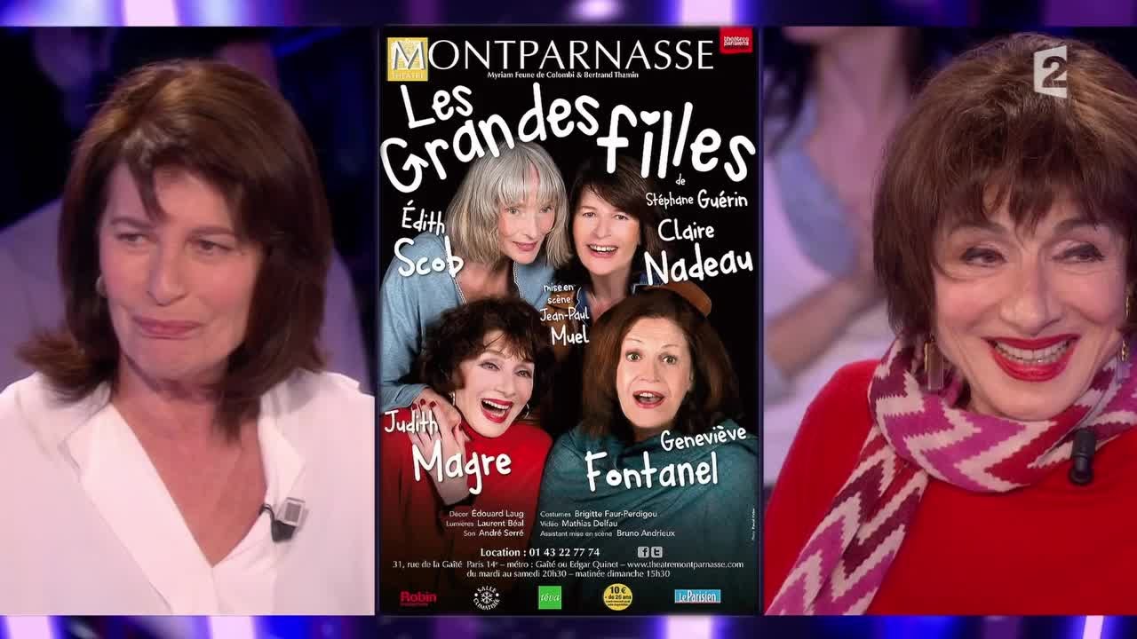 Claire Nadeau et Judith Magre - On n'est pas couché 11 avril 2015 #ONPC