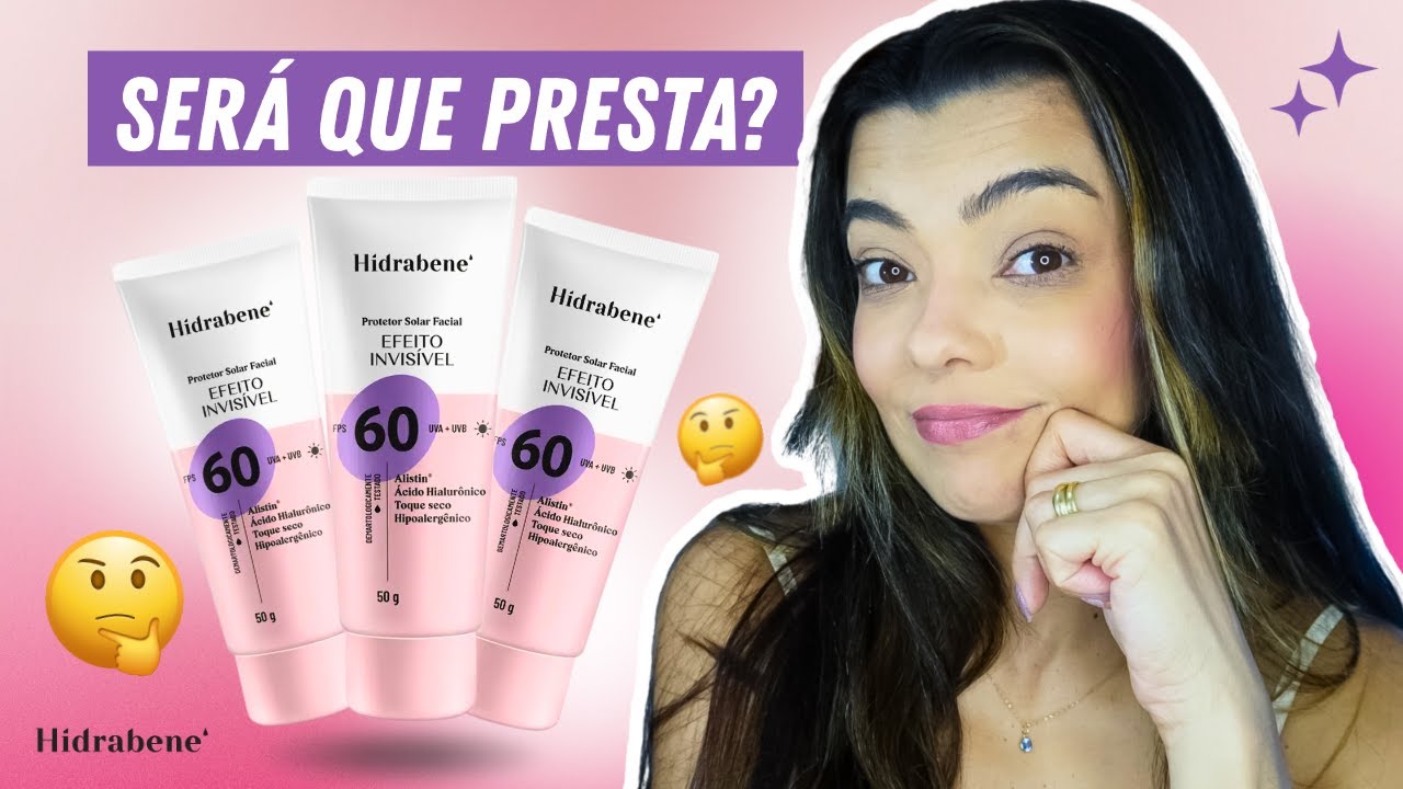 RESENHA PROTETOR SOLAR HIDRABENE FPS 60 - É TOQUE SECO MESMO?